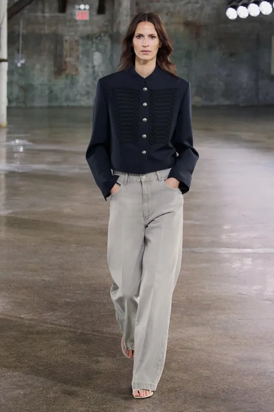 ДЖИНСЫ WIDE LEG С ВЫСОКОЙ ПОСАДКОЙ — ZW COLLECTION