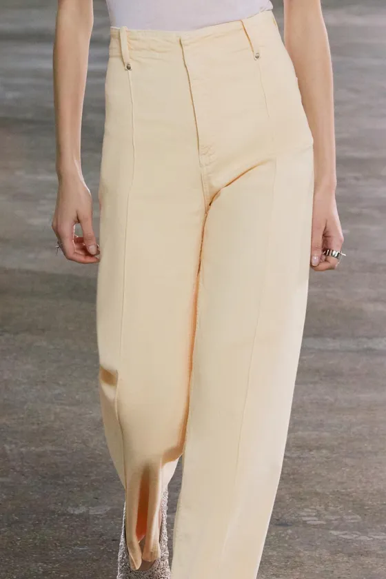 ДЖИНСЫ WIDE LEG С ВЫСОКОЙ ПОСАДКОЙ — ZW COLLECTION