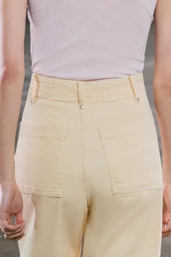 ДЖИНСЫ WIDE LEG С ВЫСОКОЙ ПОСАДКОЙ — ZW COLLECTION