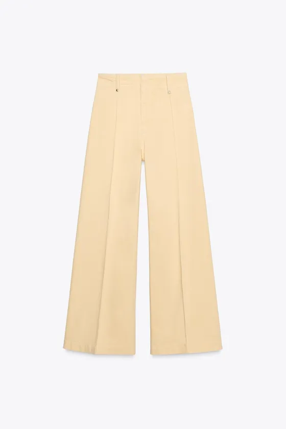 ДЖИНСЫ WIDE LEG С ВЫСОКОЙ ПОСАДКОЙ — ZW COLLECTION