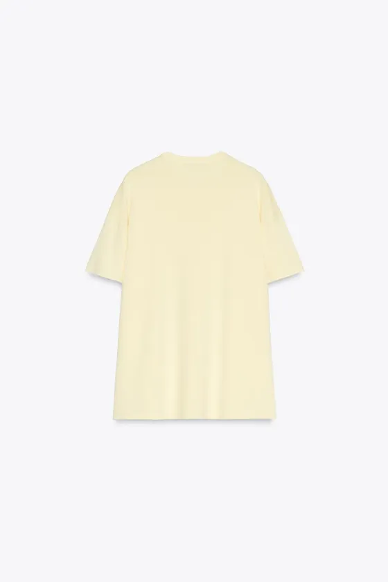 ТРИКОТАЖНЫЙ ТОП ОВЕРСАЙЗ С КОРОТКИМИ РУКАВАМИ