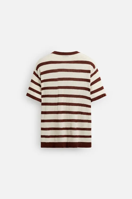ФУТБОЛКА JACQUARD В ПОЛОСКУ