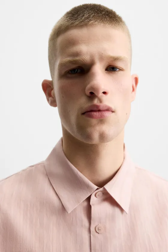 РУБАШКА JACQUARD В ПОЛОСКУ