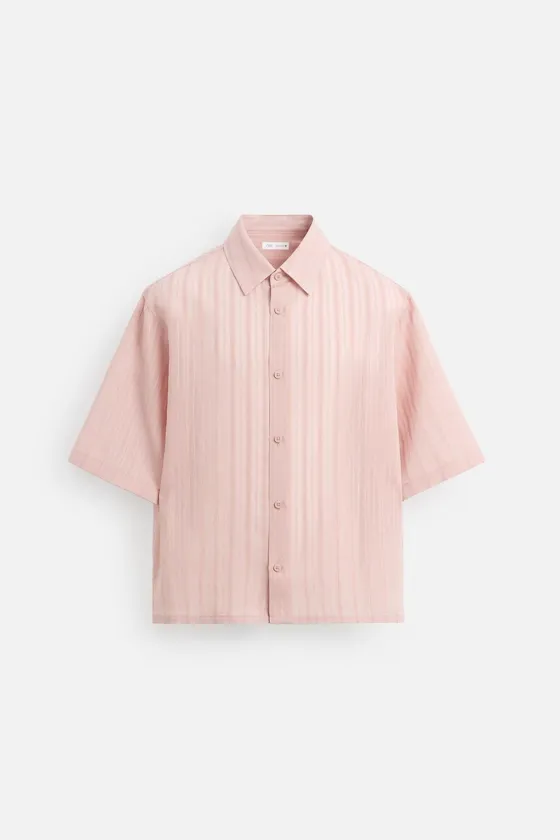 РУБАШКА JACQUARD В ПОЛОСКУ