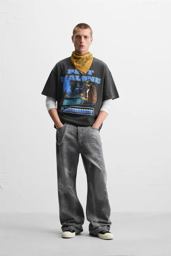 ФУТБОЛКА С ПРИНТОМ POST MALONE ™