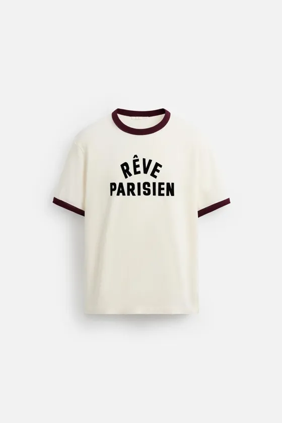 ФУТБОЛКА В РУБЧИК С КОНТРАСТНЫМИ ДЕТАЛЯМИ