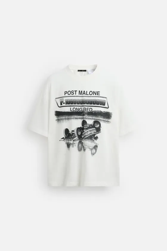 ФУТБОЛКА С ПРИНТОМ POST MALONE ™