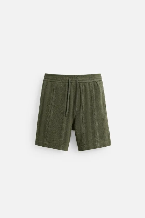 ШОРТЫ JACQUARD В ПОЛОСКУ