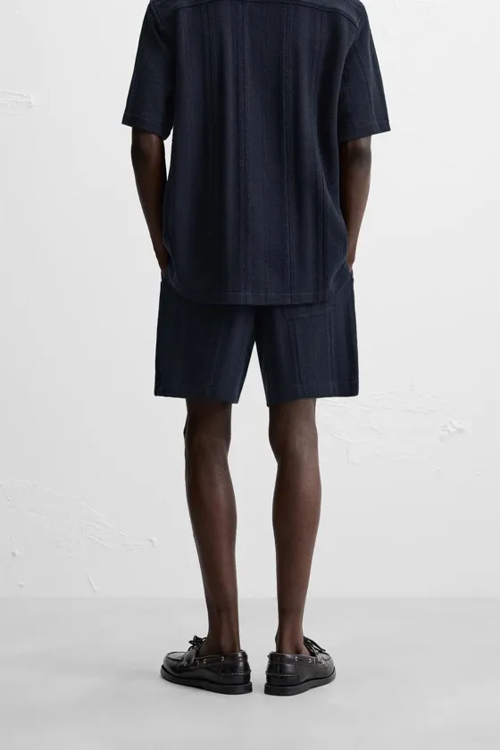 ШОРТЫ JACQUARD В ПОЛОСКУ
