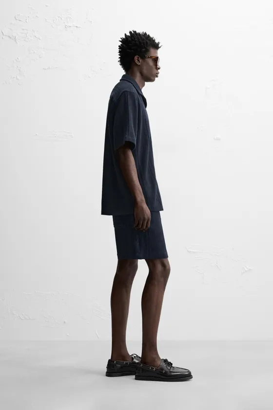 ШОРТЫ JACQUARD В ПОЛОСКУ