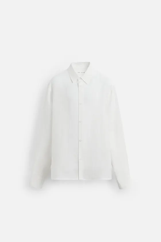 РУБАШКА REGULAR-FIT ИЗ РЕЛЬЕФНОЙ ТКАНИ