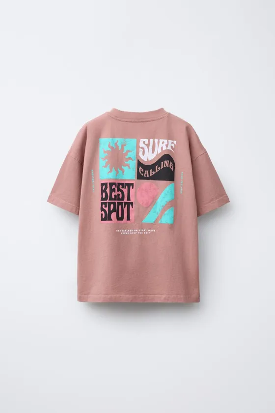 ФУТБОЛКА С ПРИНТОМ «СЕРФИНГ»