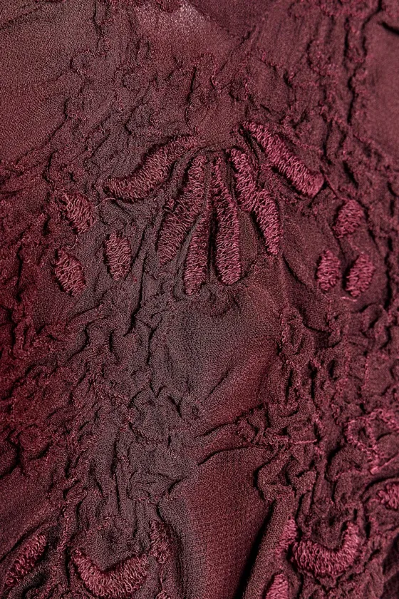ПЛАТЬЕ АСИММЕТРИЧНОГО КРОЯ С ВЫШИВКОЙ — ZW COLLECTION