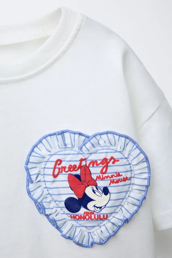ФУТБОЛКА С ПРИНТОМ MINNIE MOUSE © DISNEY