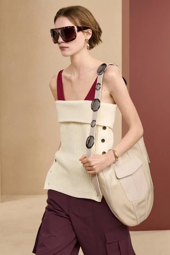 Топ из тонкого трикотажа