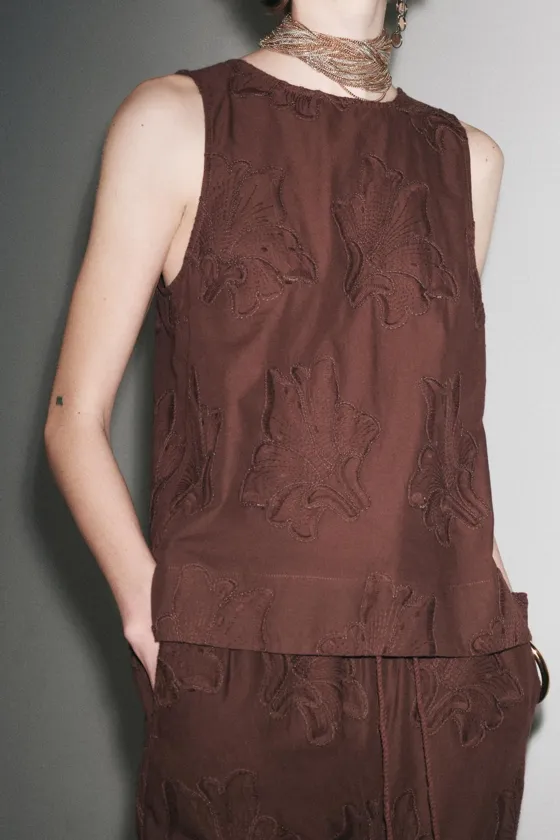 ТОП С ВЫШИВКОЙ — ZW COLLECTION