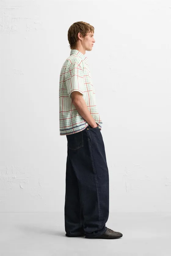 РУБАШКА BOXY FIT В КЛЕТКУ
