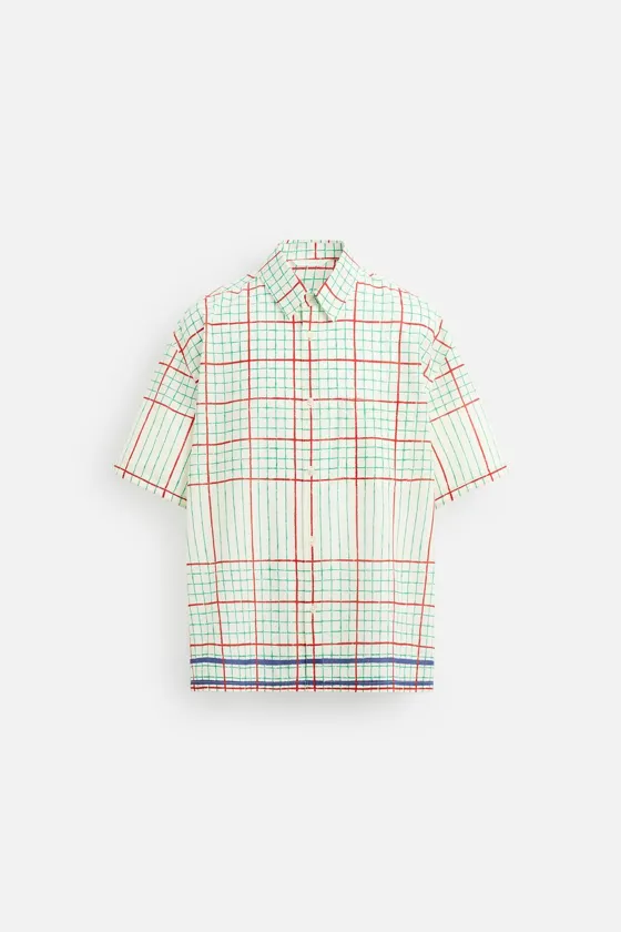 РУБАШКА BOXY FIT В КЛЕТКУ