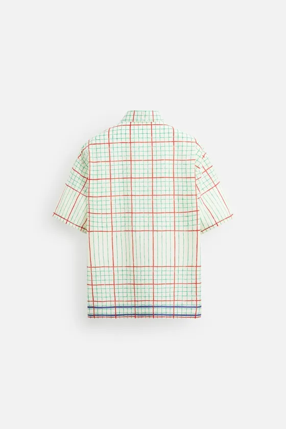 РУБАШКА BOXY FIT В КЛЕТКУ