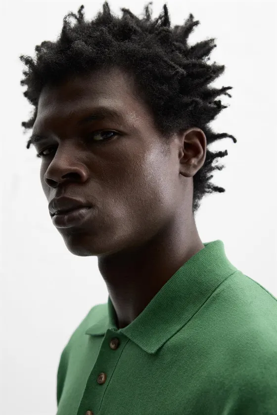 ПОЛО ИЗ ХЛОПКА С ЭФФЕКТОМ ПОТЕРТОСТИ