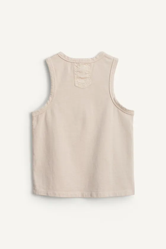 Футболка Henley без рукавов