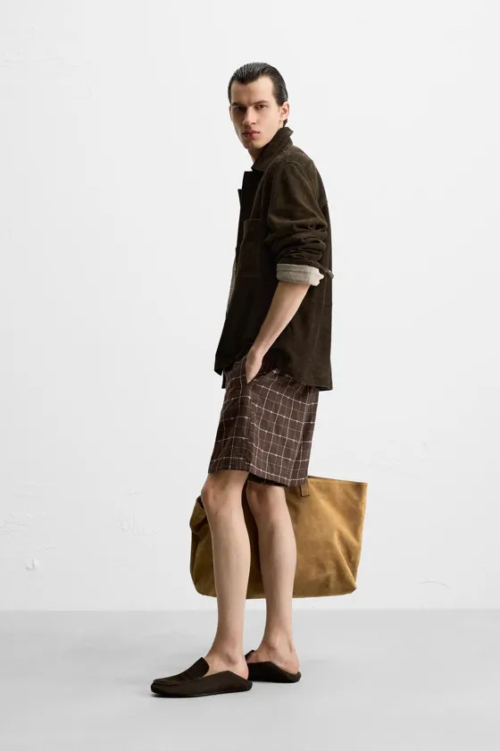 ШОРТЫ JACQUARD В КЛЕТКУ