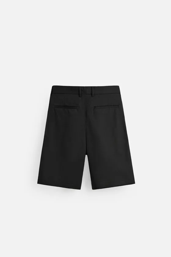 ШОРТЫ ИЗ ХЛОПКА И ЛЬНА СО СКЛАДКАМИ