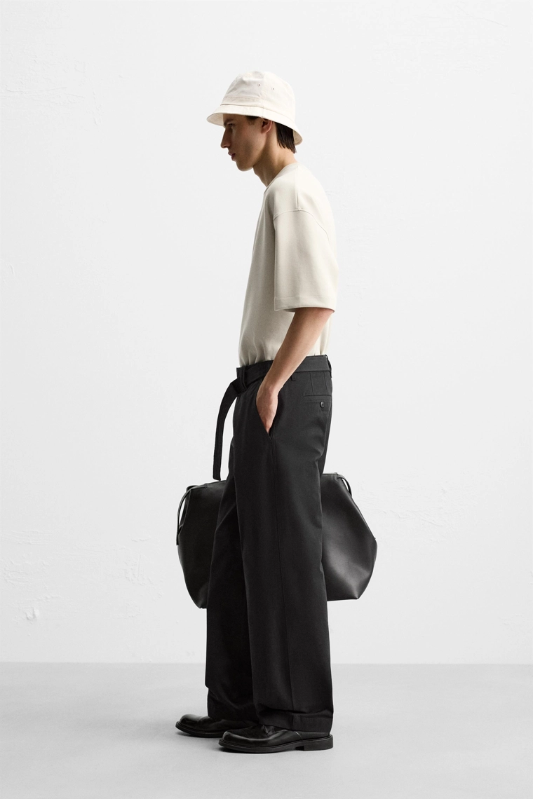 Толстовка свободного кроя из технического хлопка