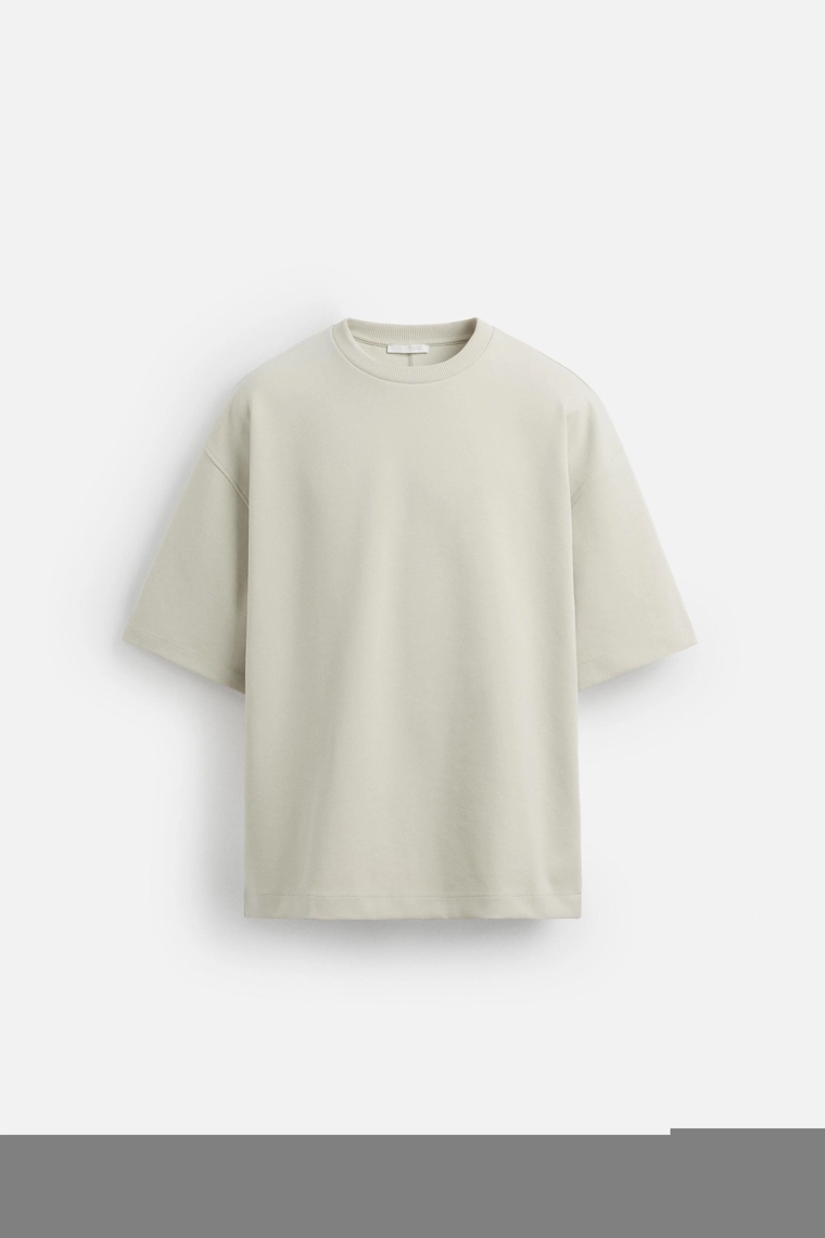 Толстовка свободного кроя из технического хлопка