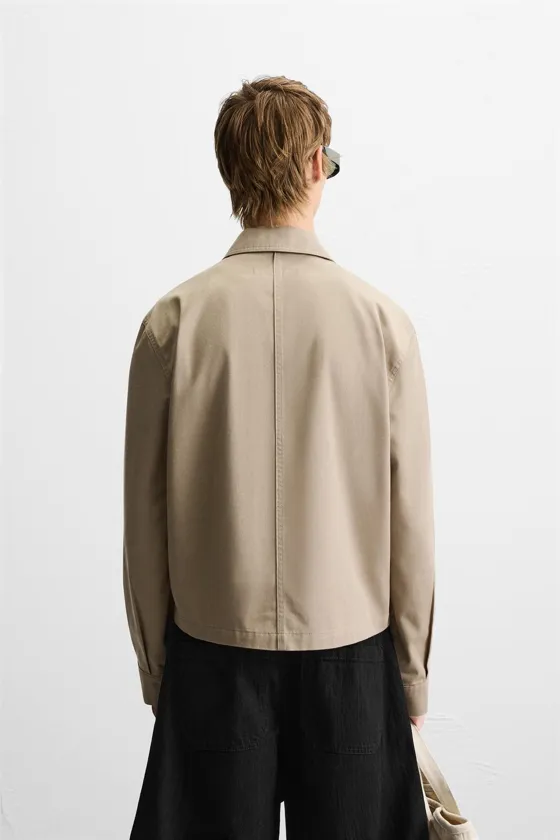 КУРТКА-РУБАШКА REGULAR FIT НА МОЛНИИ