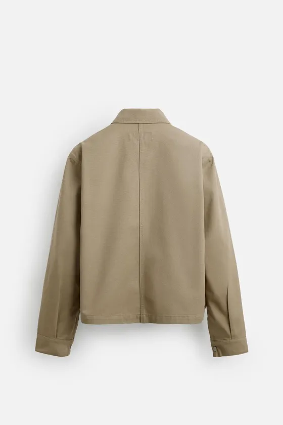КУРТКА-РУБАШКА REGULAR FIT НА МОЛНИИ