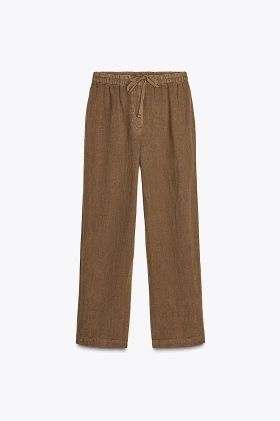 БРЮКИ ИЗ 100% ЛЬНА — ZW COLLECTION