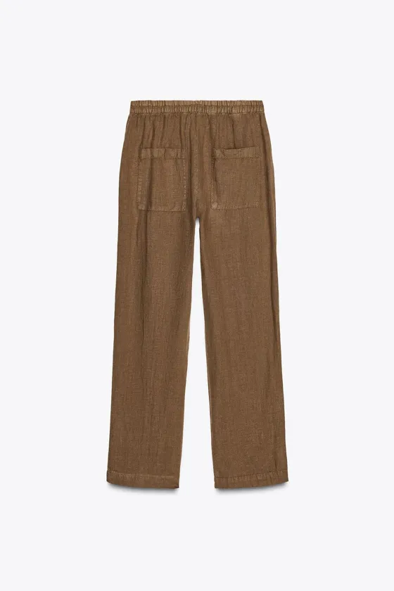 БРЮКИ ИЗ 100% ЛЬНА — ZW COLLECTION