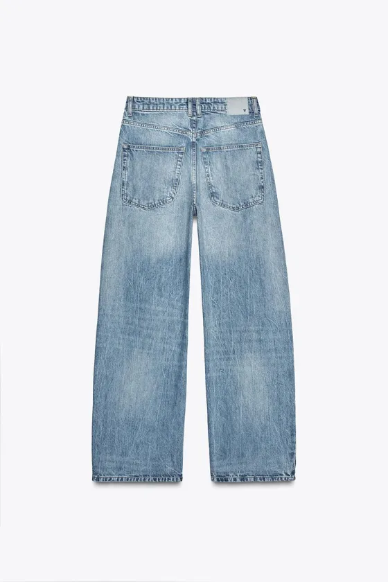 ДЖИНСЫ TRF BAGGY СО СРЕДНЕЙ ПОСАДКОЙ
