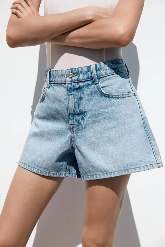ШОРТЫ Z1975 MOM FIT СО СРЕДНЕЙ ПОСАДКОЙ