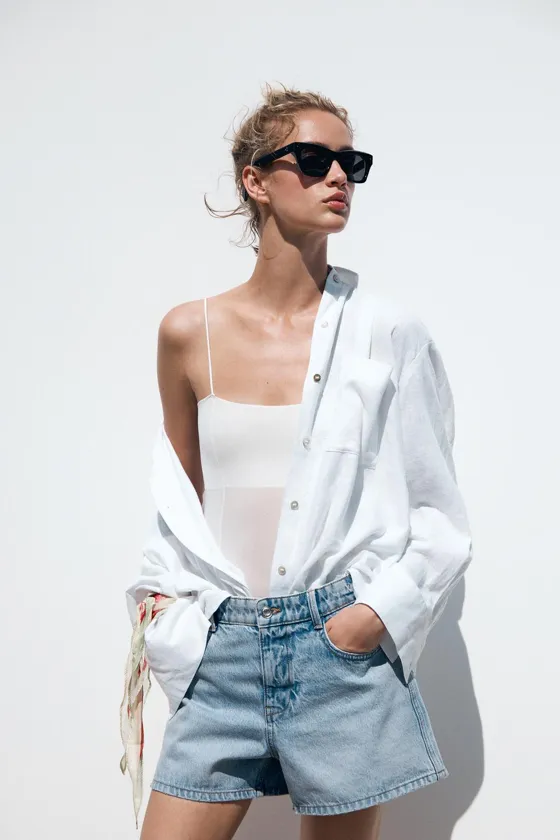 ШОРТЫ Z1975 MOM FIT СО СРЕДНЕЙ ПОСАДКОЙ