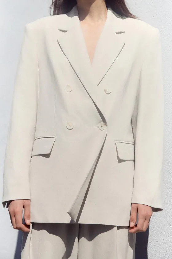 БЛЕЙЗЕР OVERSIZE С ПОДПЛЕЧНИКАМИ