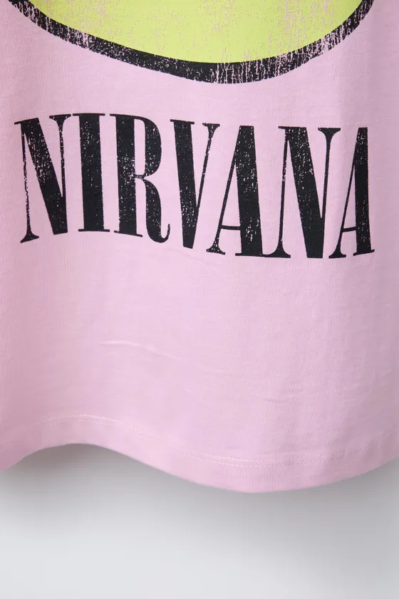 ФУТБОЛКА С ПРИНТОМ NIRVANA ®