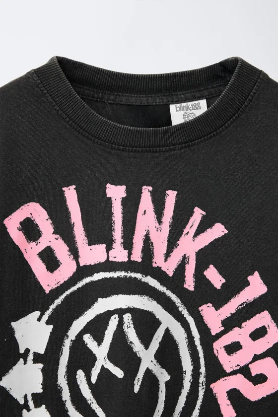 ФУТБОЛКА С ПРИНТОМ BLINK 182 ©