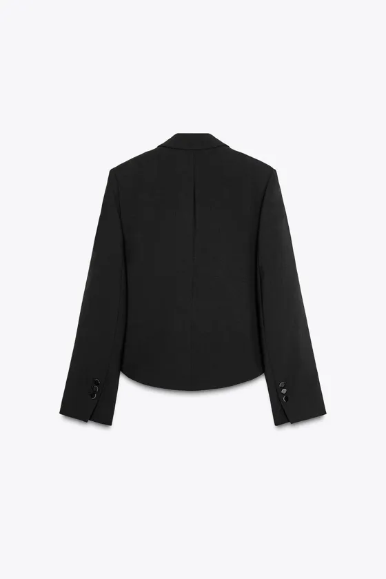 ДВУБОРТНЫЙ БЛЕЙЗЕР ИЗ СМЕСОВОЙ ШЕРСТИ  — ZW COLLECTION, LIMITED EDITION