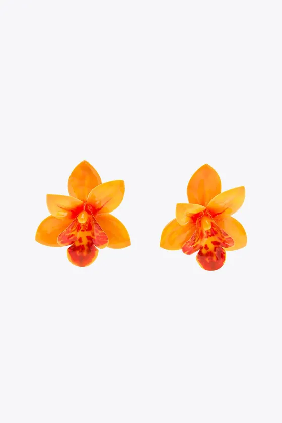 СЕРЬГИ ИЗ СМОЛЫ «ЦВЕТОК»