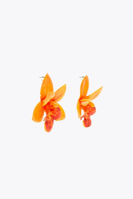 СЕРЬГИ ИЗ СМОЛЫ «ЦВЕТОК»