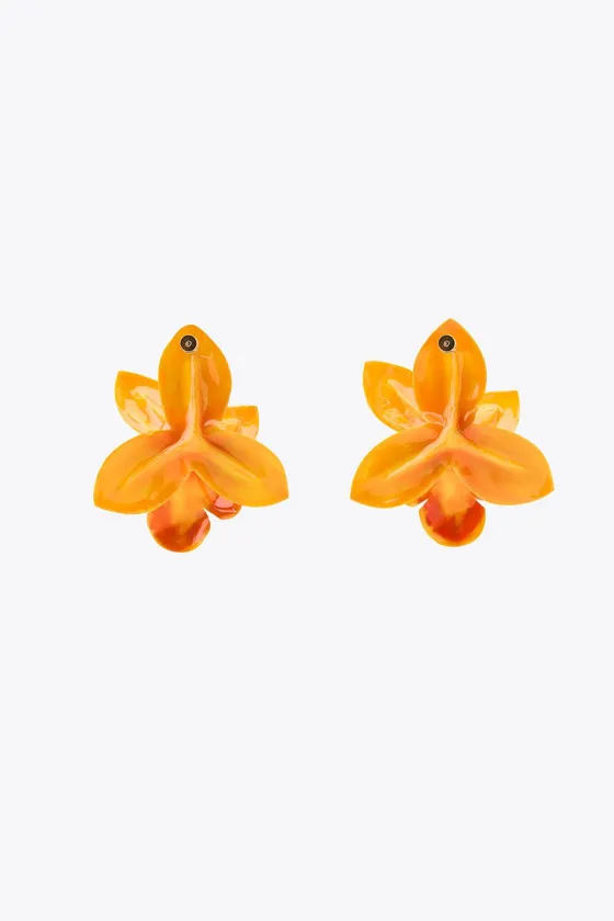 СЕРЬГИ ИЗ СМОЛЫ «ЦВЕТОК»