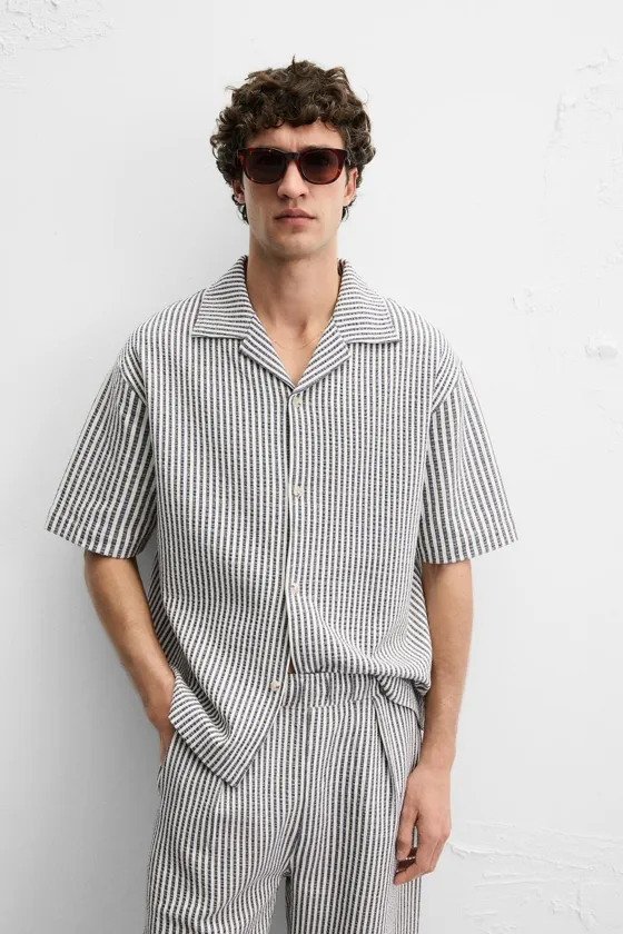 РУБАШКА RELAXED FIT SEERSUCKER