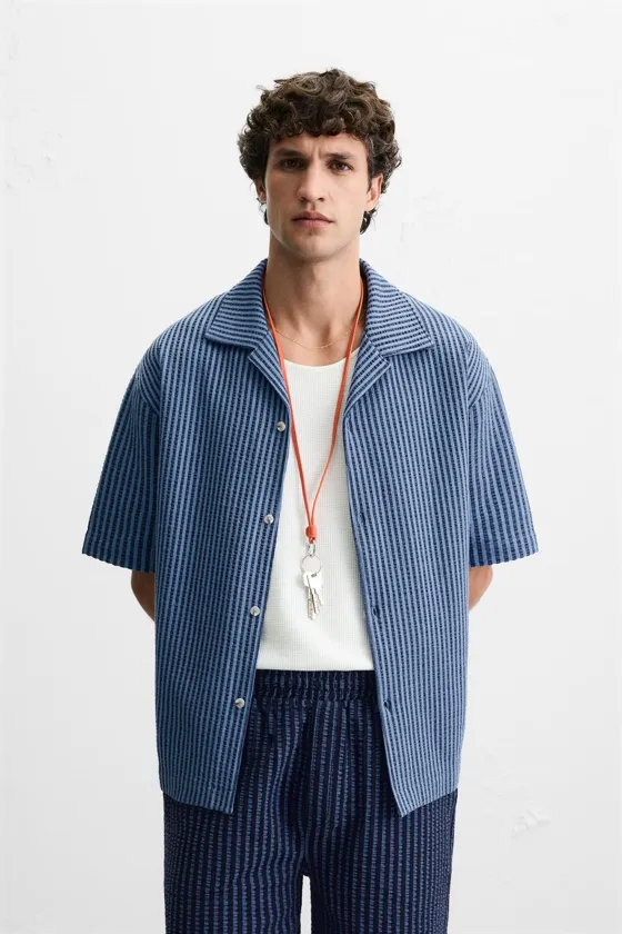 РУБАШКА RELAXED FIT SEERSUCKER
