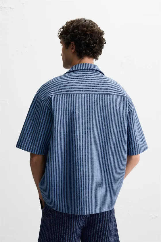 РУБАШКА RELAXED FIT SEERSUCKER