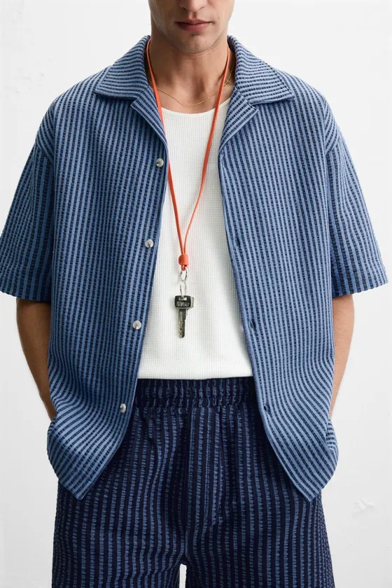 РУБАШКА RELAXED FIT SEERSUCKER