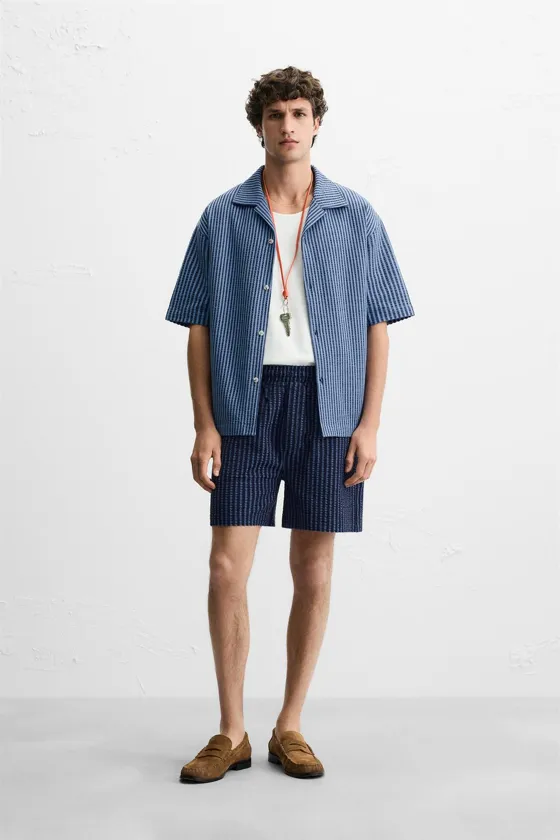 РУБАШКА RELAXED FIT SEERSUCKER