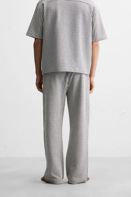 БРЮКИ RELAXED FIT SEERSUCKER
