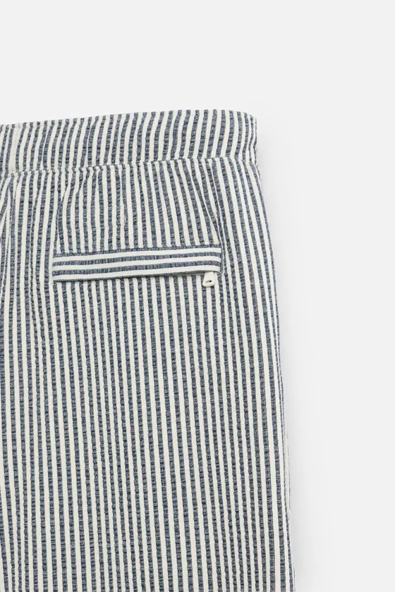 БРЮКИ RELAXED FIT SEERSUCKER
